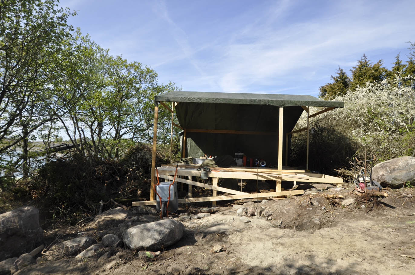 Eine Outdoorwerkstatt